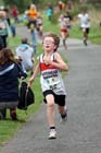 No 62 finishing the youngsters race at the Prudhoe Miners Race.